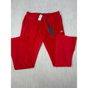 Akoo Red Corduroy Pants size Large NWT